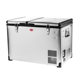 SMDZ-CL56D 60lt Stainless Steel Portable Fridge and Freezer  (Dual Compartment) 12/220v
