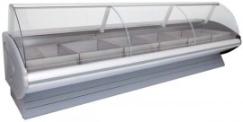 CG2440MC-AE 2.4m Curved Glass Meat Chiller